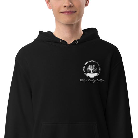 Willow Bridge Coffee Unisex French Terry Pullover Hoodie